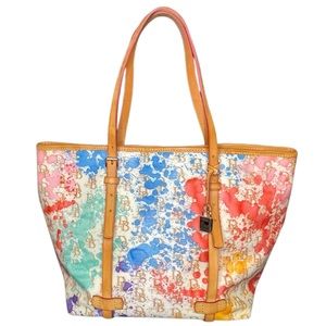Dooney and Bourke Tote Paint Splash